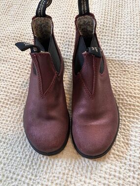 Blundstone Kids Burgundy Chelsea Boots